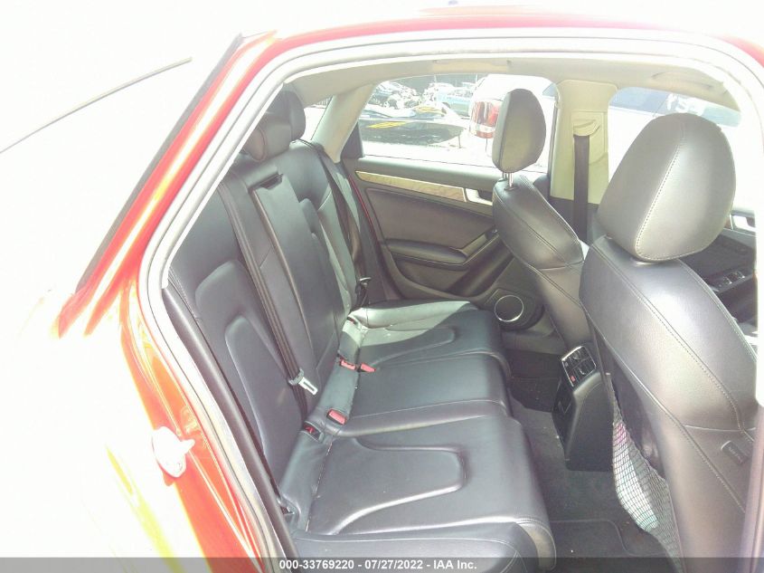 2013 AUDI A4 PREMIUM PLUS WAUFFAFL2DN020174