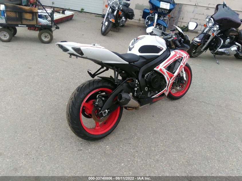 2007 SUZUKI GSX-R600 JS1GN7DA272119205