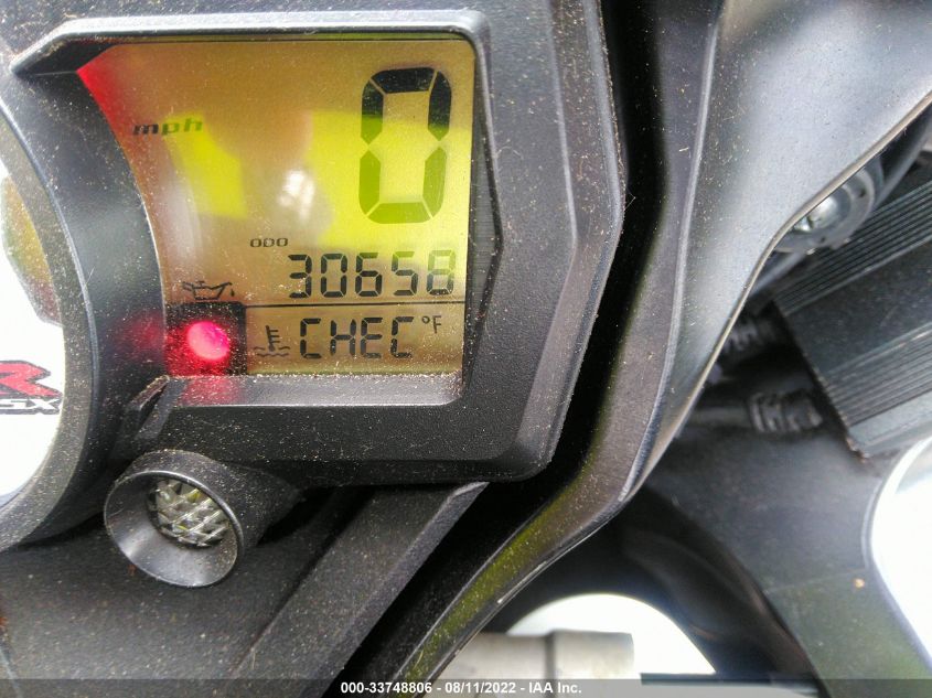 2007 SUZUKI GSX-R600 JS1GN7DA272119205