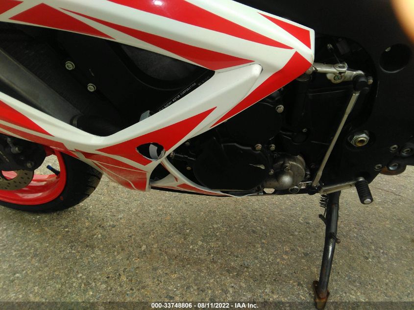 2007 SUZUKI GSX-R600 JS1GN7DA272119205