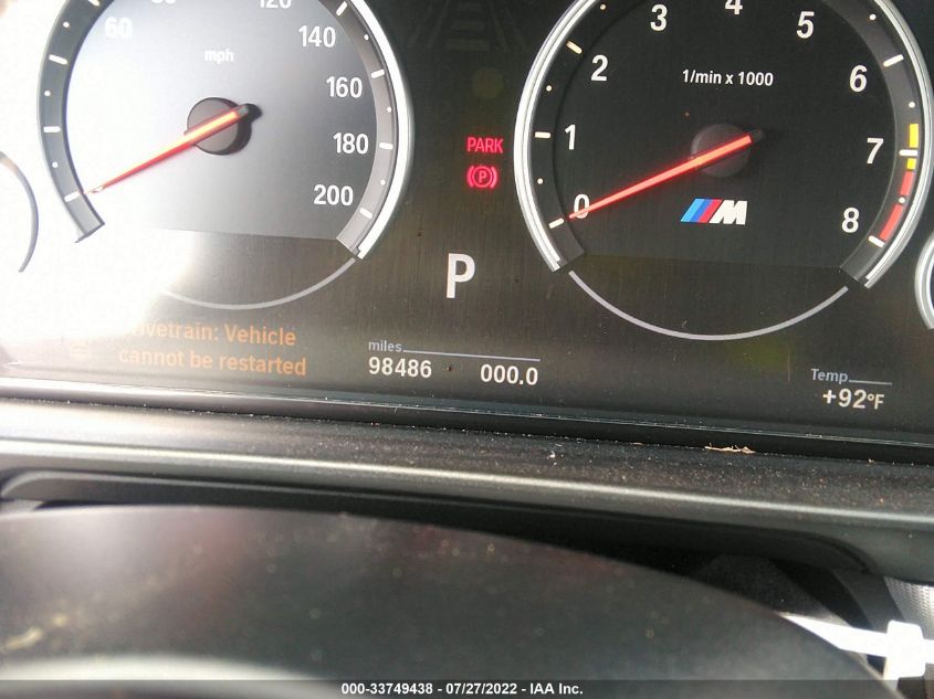 2014 BMW M5 WBSFV9C51ED097225