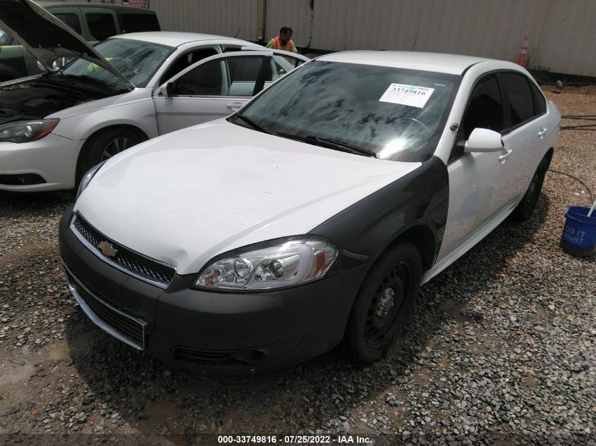 2014 CHEVROLET IMPALA LIMITED POLICE POLICE 2G1WD5E37E1172478