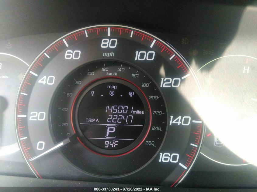 2013 HONDA ACCORD CPE EX-L 1HGCT1B85DA009081