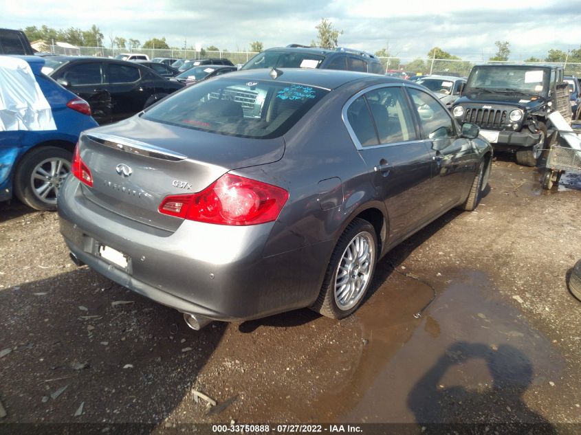 2013 INFINITI G37 SEDAN X JN1CV6AR3DM770645