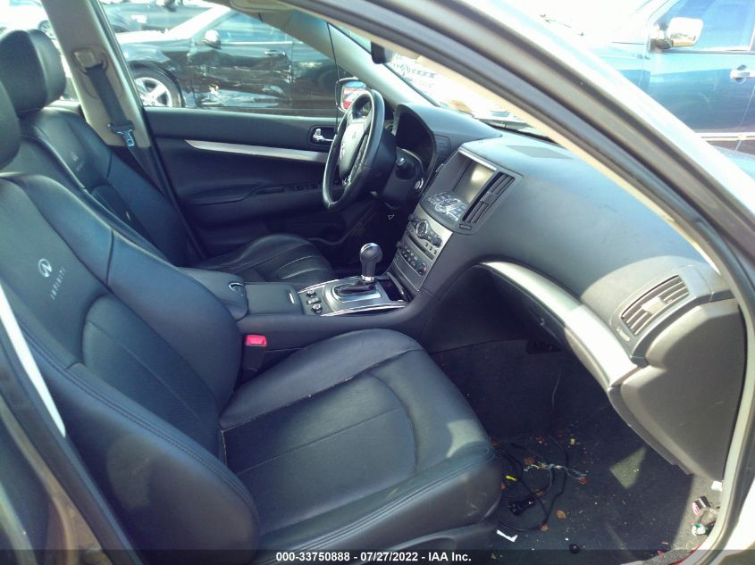 2013 INFINITI G37 SEDAN X JN1CV6AR3DM770645