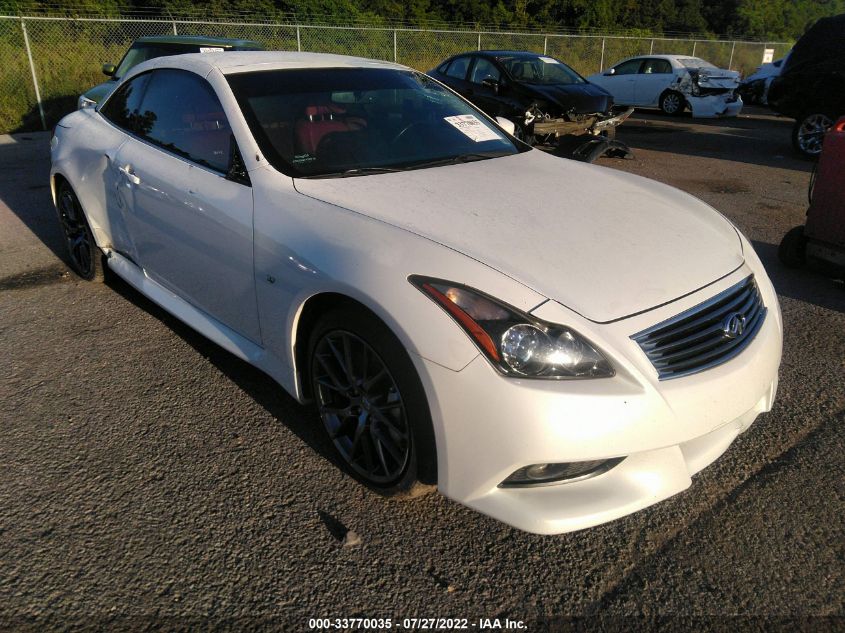 2014 INFINITI Q60 CONVERTIBLE JN1CV6FE7EM900871