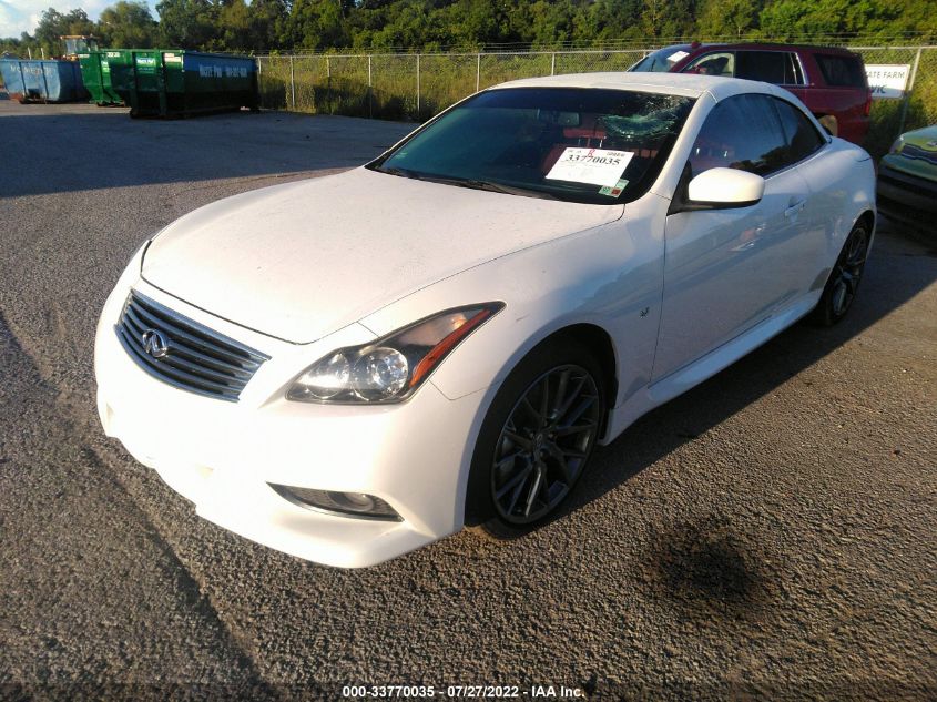 2014 INFINITI Q60 CONVERTIBLE JN1CV6FE7EM900871