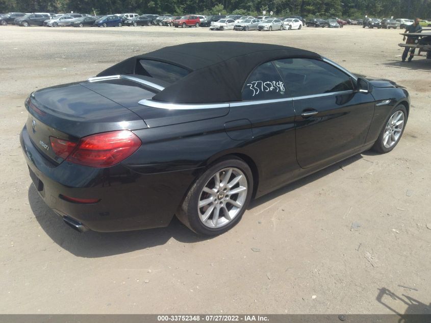 2013 BMW 6 SERIES 650I WBAYP9C52DDW21374
