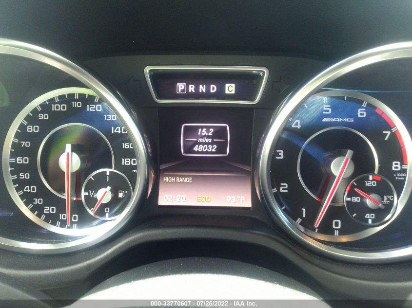 2013 MERCEDES-BENZ G-CLASS G 63 AMG WDCYC7DF5DX205273