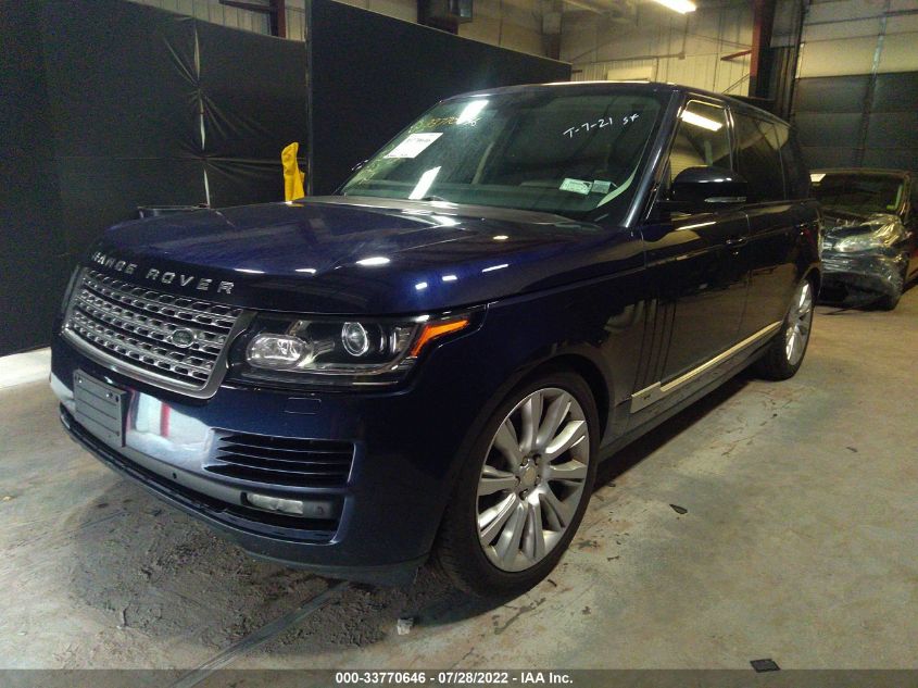 2015 LAND ROVER RANGE ROVER SUPERCHARGED SALGS3TF3FA207410