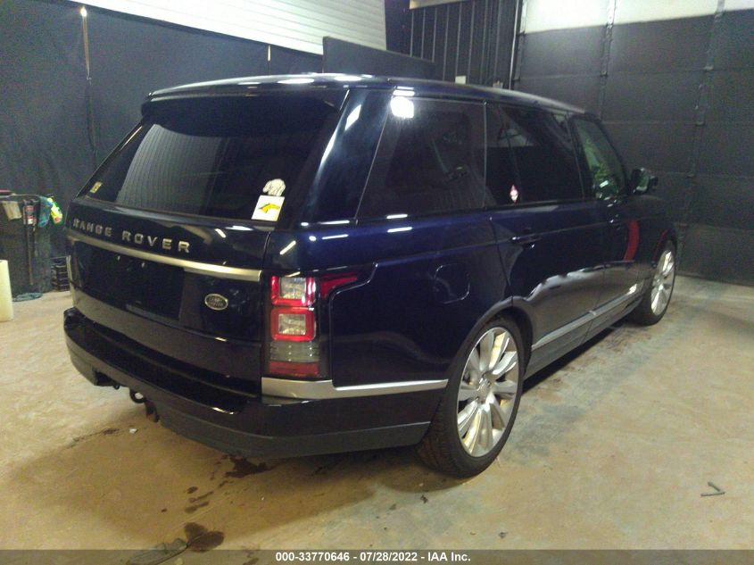 2015 LAND ROVER RANGE ROVER SUPERCHARGED SALGS3TF3FA207410