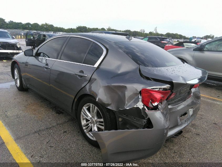 2013 INFINITI G37 SEDAN JOURNEY JN1CV6AP9DM300070