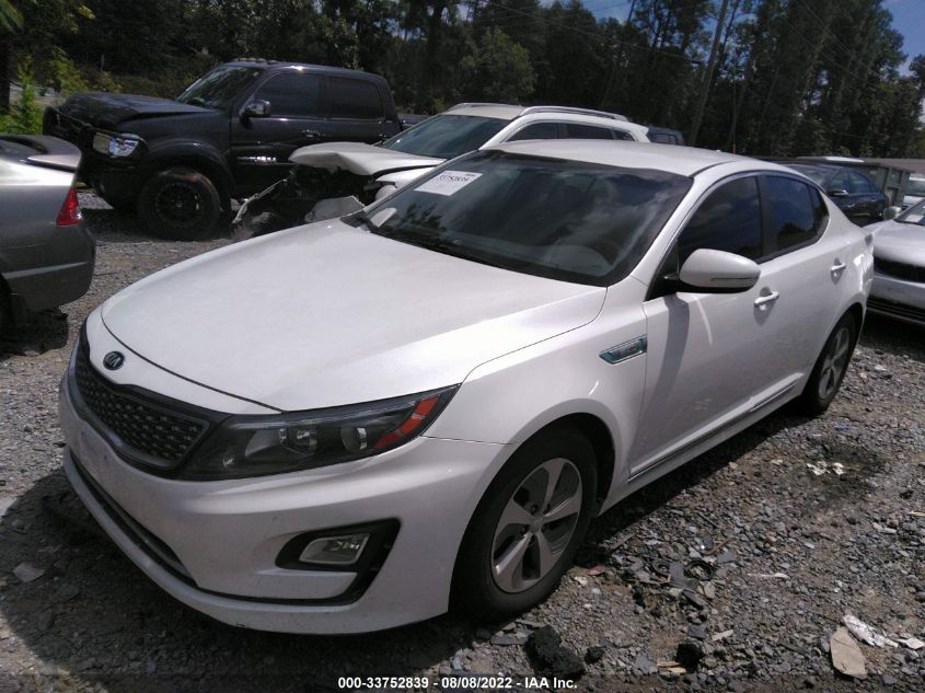 2015 KIA OPTIMA HYBRID KNAGM4AD1F5087542