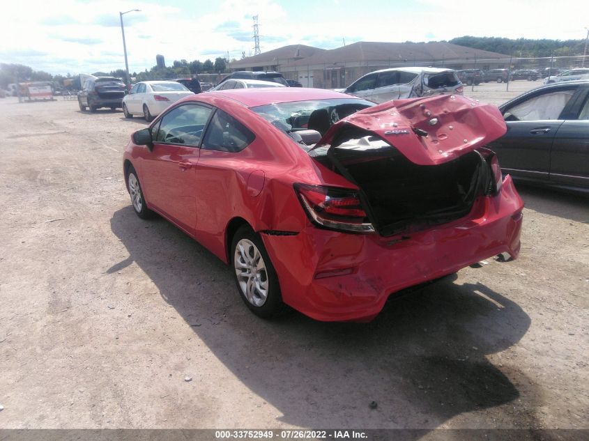 2015 HONDA CIVIC COUPE LX 2HGFG3B54FH513502
