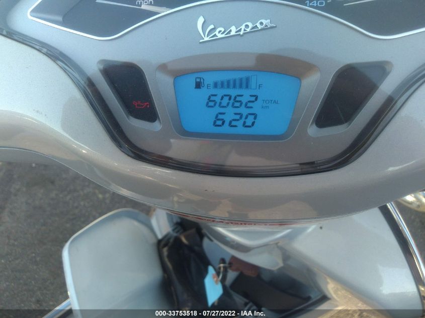 2016 VESPA SPRINT 150 3V ZAPM818GXG5102595