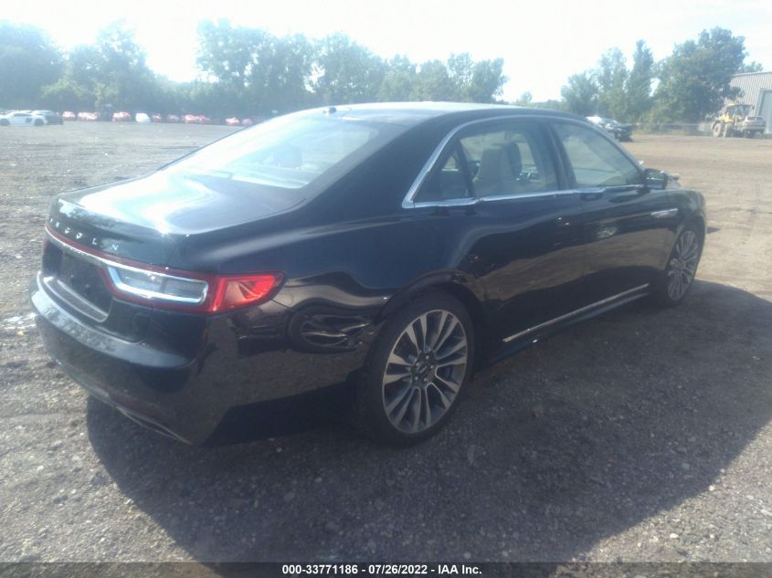 2017 LINCOLN CONTINENTAL RESERVE 1LN6L9NP0H5605884