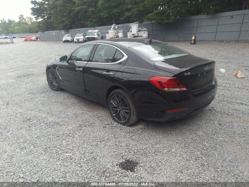2019 GENESIS G70 2.0T ADVANCED KMTG34LA8KU031608