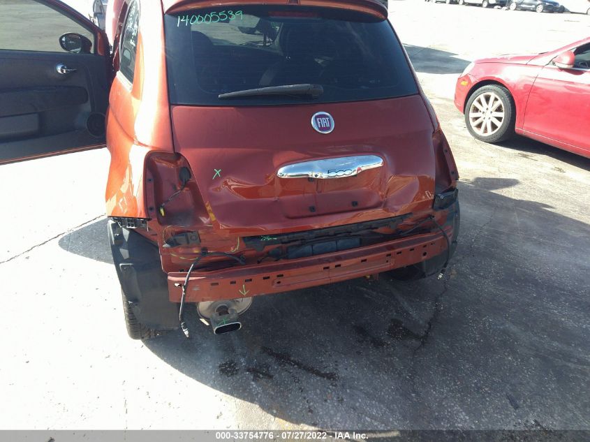 2015 FIAT 500 SPORT 3C3CFFBR6FT690086