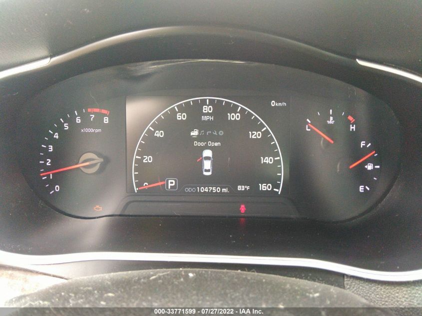2014 KIA CADENZA PREMIUM KNALN4D76E5140980