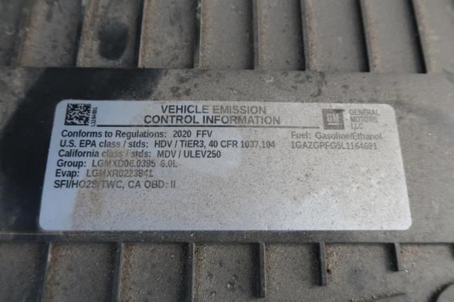 2020 CHEVROLET EXPRESS G3500 LT 1GAZGPFG5L1164691
