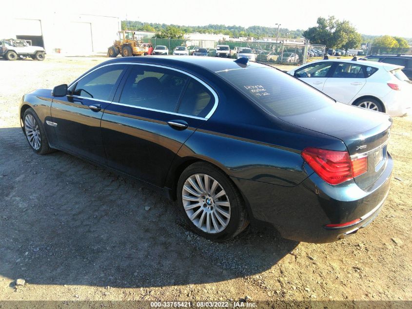 2013 BMW 740 LXI WBAYF4C53DD127479