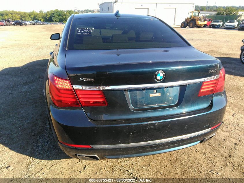 2013 BMW 740 LXI WBAYF4C53DD127479