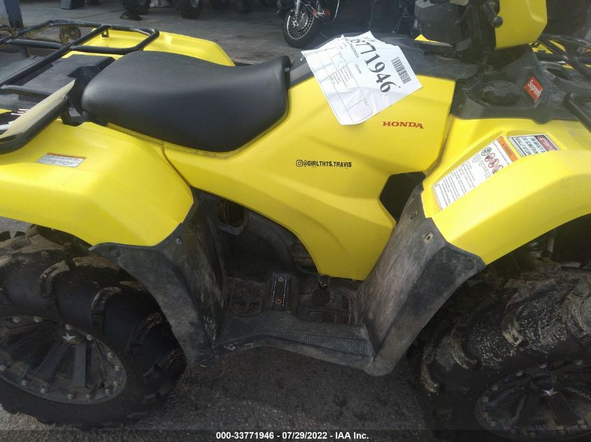 2019 HONDA TRX500 FM 1HFTE4436K4502877