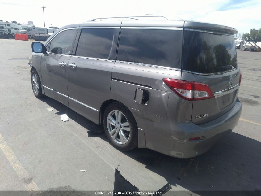 2013 NISSAN QUEST LE JN8AE2KP0D9066940