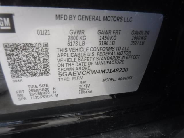 2021 BUICK ENCLAVE AVENIR 5GAEVCKW4MJ148230