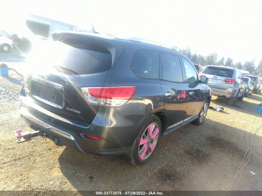 2013 NISSAN PATHFINDER PLATINUM 5N1AR2MN5DC628602