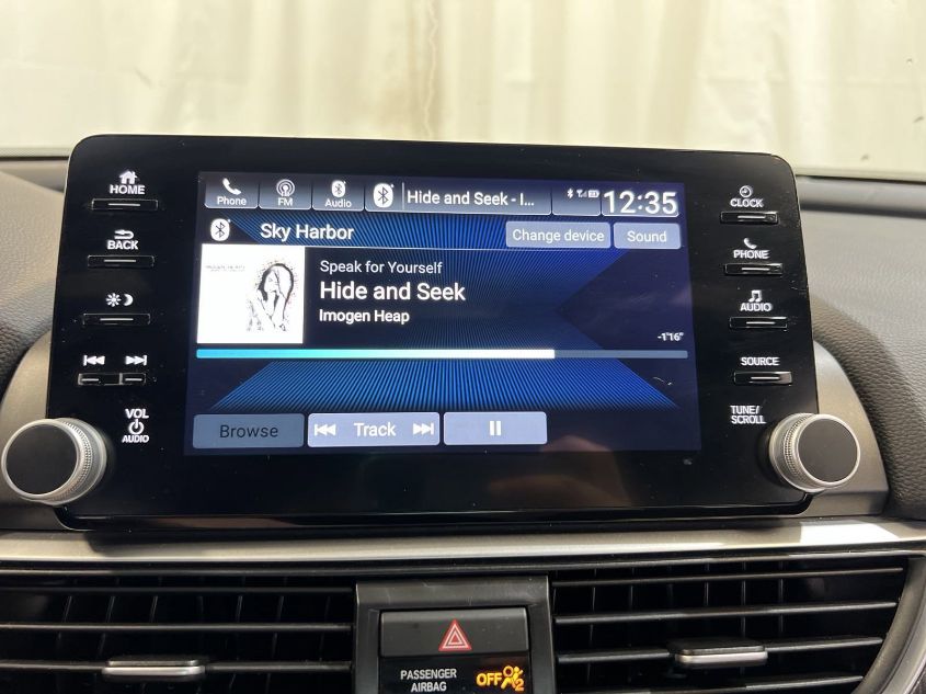 2019 HONDA ACCORD SPORT 1HGCV1F33KA154903