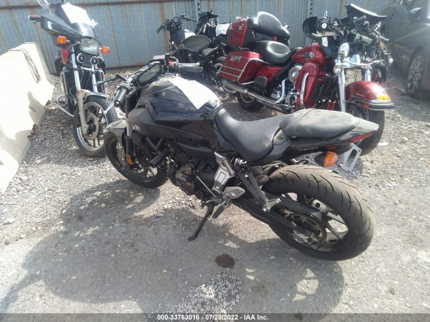 2016 YAMAHA FZ07 JYARM06E4GA008939
