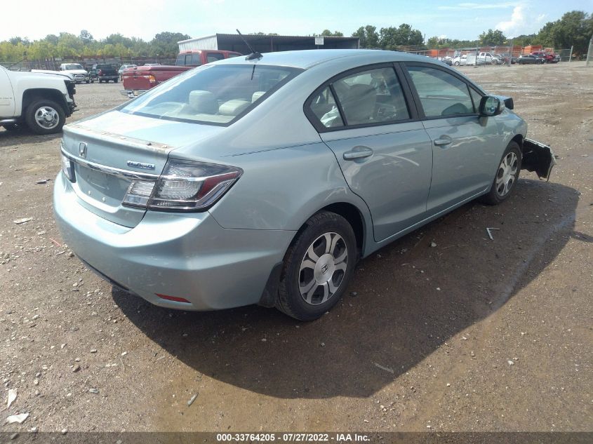 2013 HONDA CIVIC HYBRID 19XFB4F23DE203756