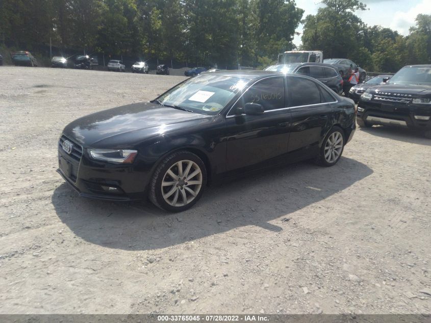2013 AUDI A4 PREMIUM PLUS WAUFFAFL6DN017312