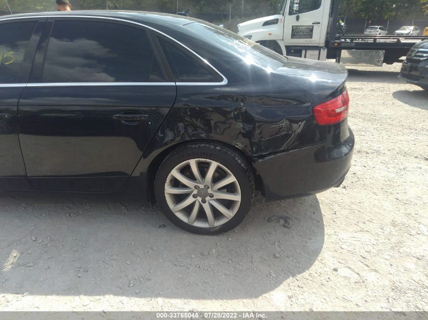 2013 AUDI A4 PREMIUM PLUS WAUFFAFL6DN017312