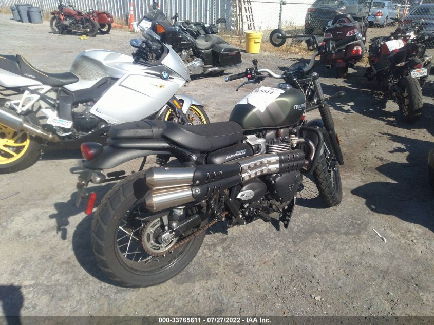 2022 TRIUMPH MOTORCYCLE STREET SCRAMBLER SMTD44G74NTAH9307