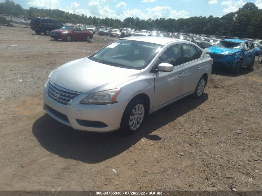 VIN 1N4AB7APXDN909784 2013 NISSAN SENTRA no.2