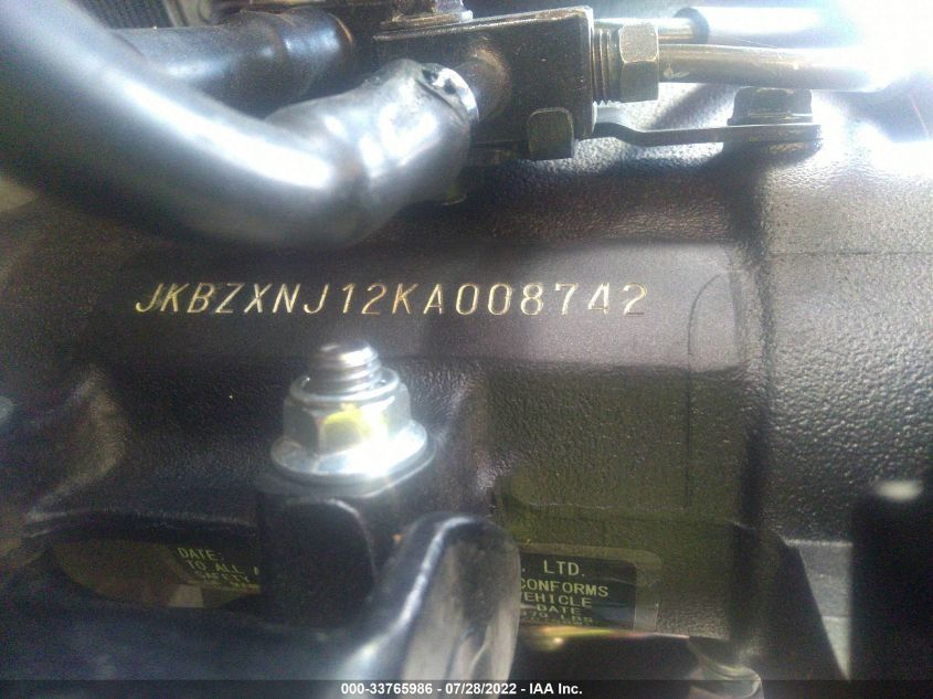 2019 KAWASAKI ZX1400 J JKBZXNJ12KA008742