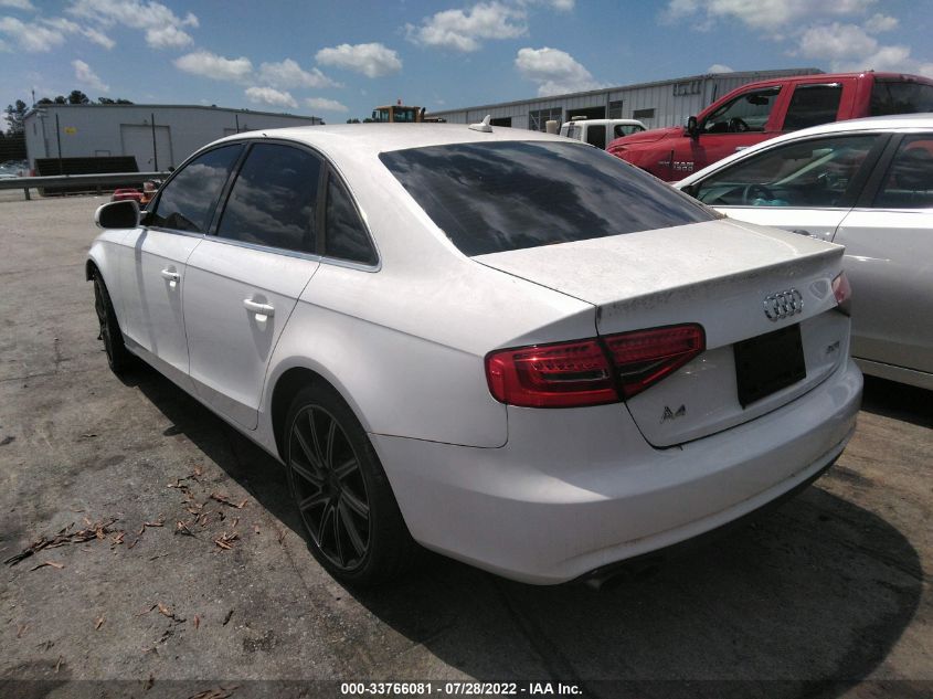 2013 AUDI A4 PREMIUM WAUAFAFL4DN024897
