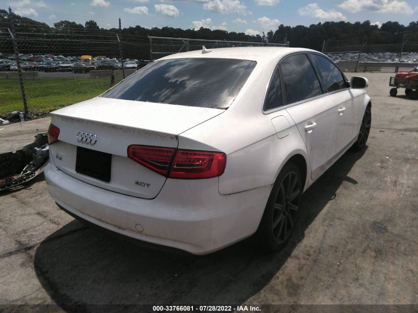 2013 AUDI A4 PREMIUM WAUAFAFL4DN024897