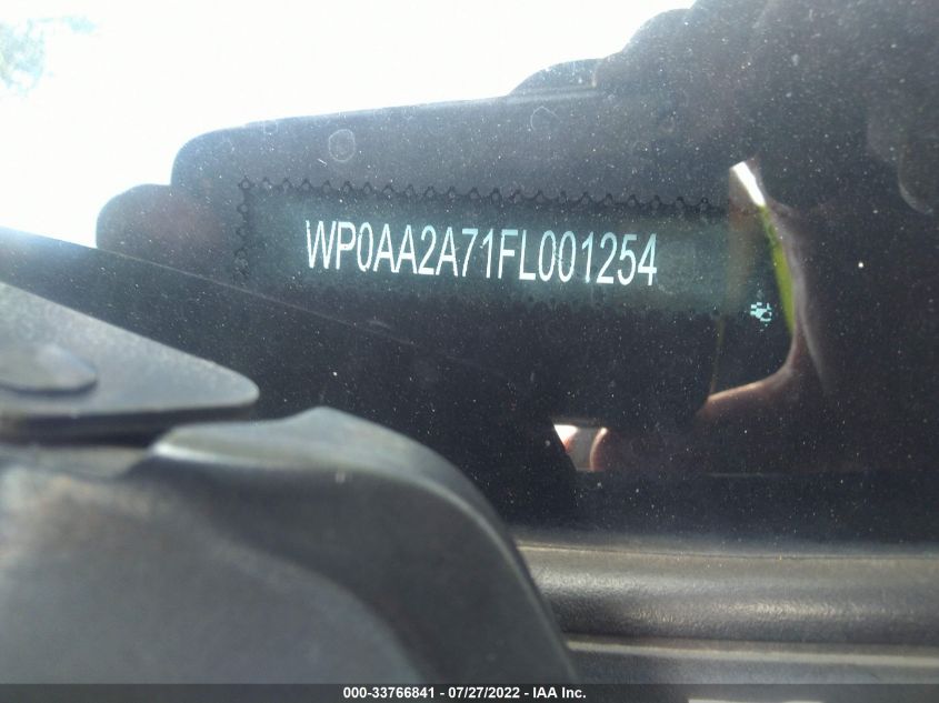 2015 PORSCHE PANAMERA WP0AA2A71FL001254