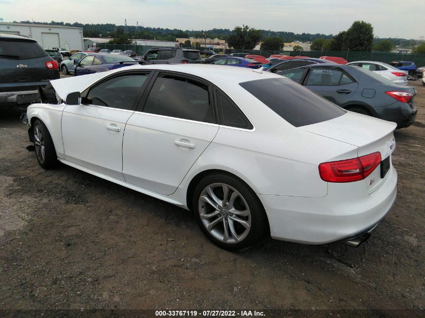 2013 AUDI S4 PREMIUM PLUS WAUDGAFL1DA074979