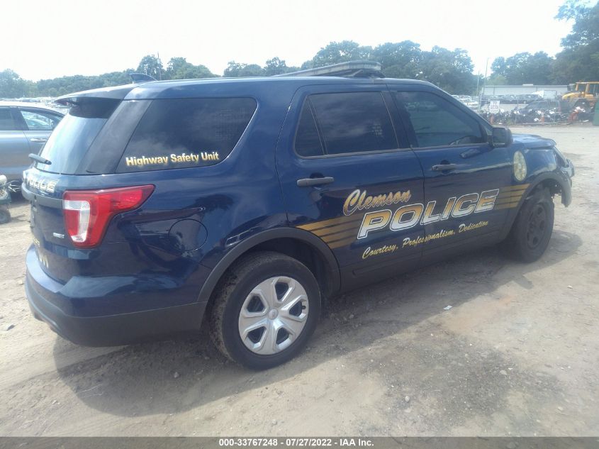 2016 FORD UTILITY POLICE 1FM5K8AR1GGD17374