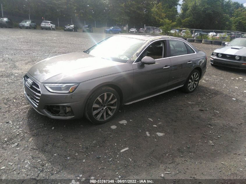 2021 AUDI A4 SEDAN PREMIUM PLUS WAUBBAF42MN011560