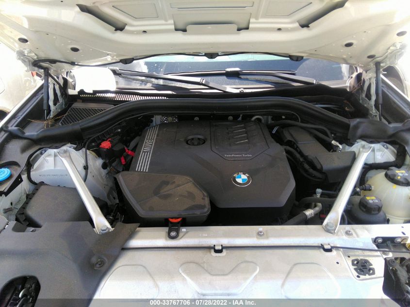 2021 BMW X4 XDRIVE30I 5UX2V1C09M9F41644