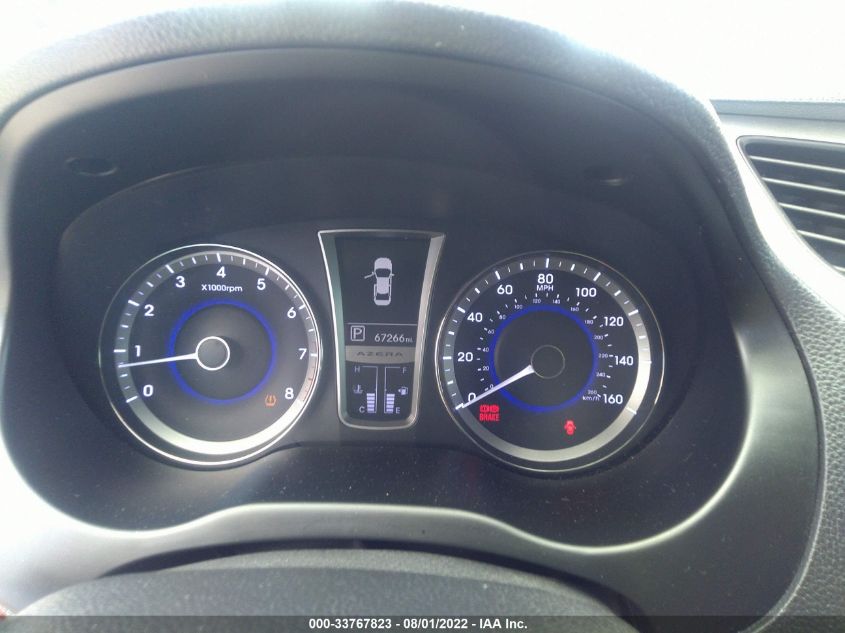 2013 HYUNDAI AZERA KMHFH4JG2DA254679
