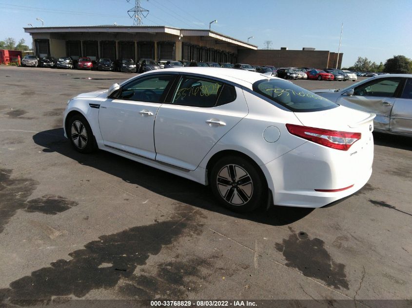 2013 KIA OPTIMA HYBRID LX KNAGM4AD0D5055629