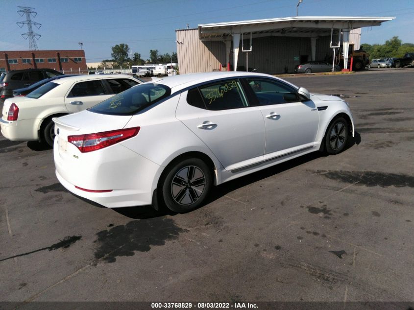 2013 KIA OPTIMA HYBRID LX KNAGM4AD0D5055629