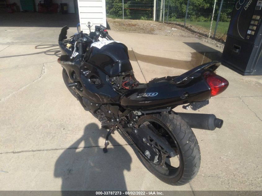 2002 SUZUKI GSX750 F JS1GR7GA222100078