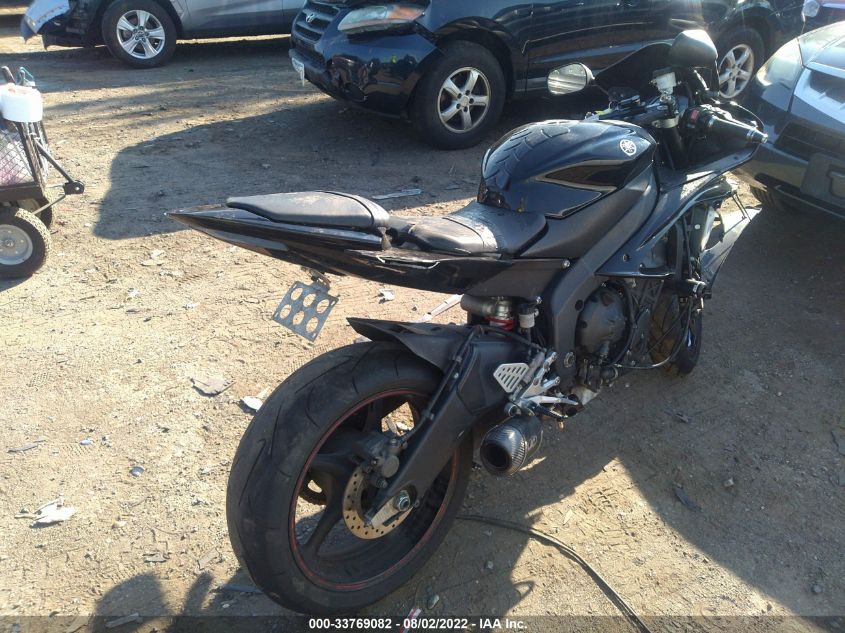 2011 YAMAHA YZFR6 JYARJ16E0BA022280